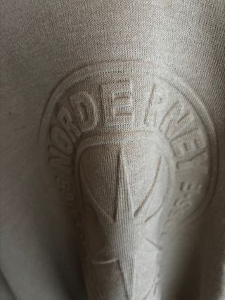 Felpa cappuccio Made in Italy Tg. Unica Beige