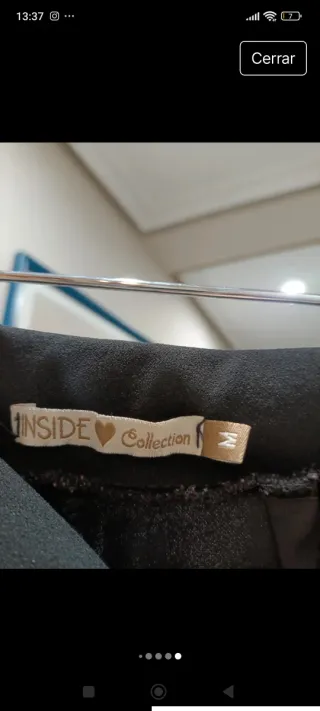 Pantalón negro vestir Talla M