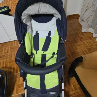 Silla de coche y capazo para bebé y maxi coxis