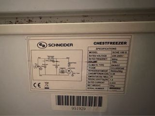 Congelador Schneider