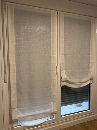 Cortinas Stor Blancas para Ventanales