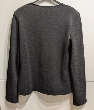 Cardigan Zara gris marengo botones joya Talla M