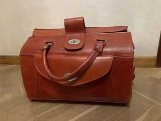 Bolso de cuero auténtico vintage – estilo clásico