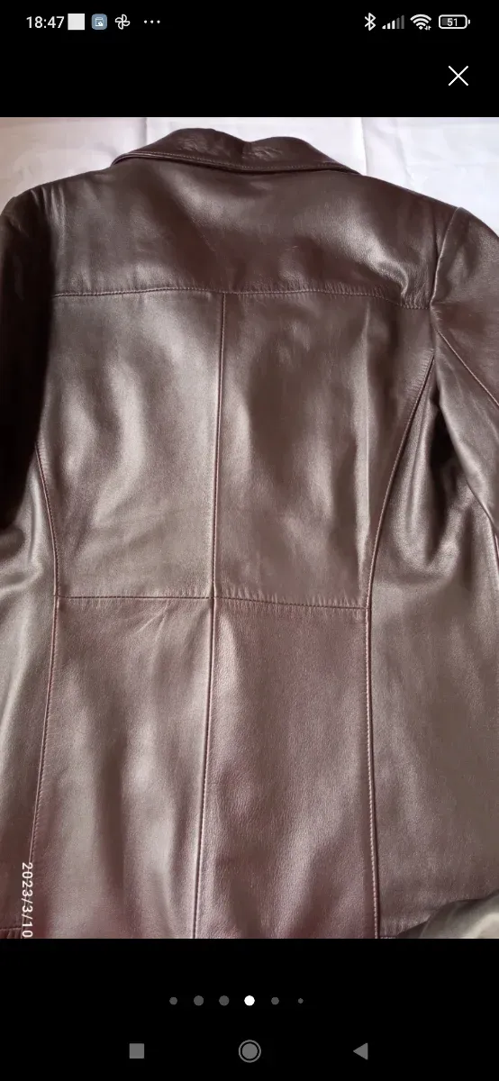 Abrigo de piel largo negro