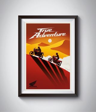 Póster Honda True Adventure