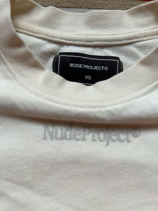 Camiseta Nude Project Beige Reloj