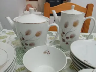 Juego de té Santa Clara porcelana