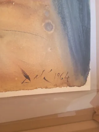 Litografía Virgen Salvador Dalí 1964
