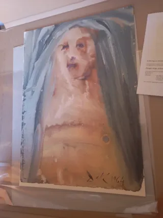 Litografía Virgen Salvador Dalí 1964