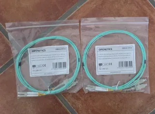 Pack 2 latiguillos fibra óptica LC-SC OM3 2 m – Nu