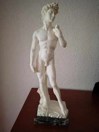 Escultura "David" de Miguel Ángel, G. Carusi