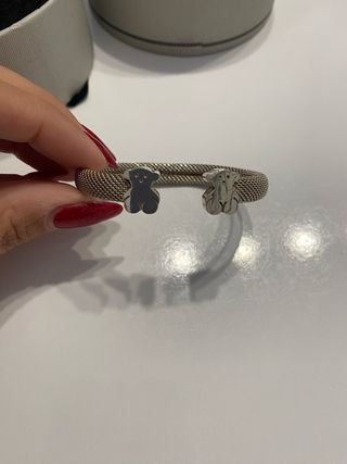 Brazalete Tous Oso Plata