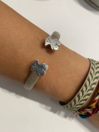 Brazalete Tous Oso Plata