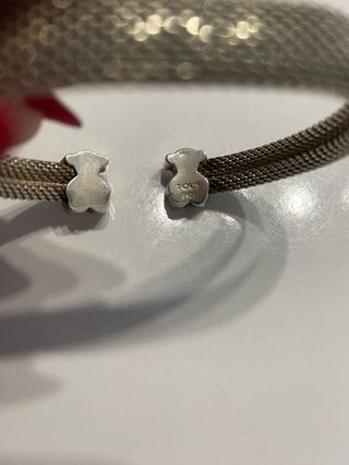 Brazalete Tous Oso Plata
