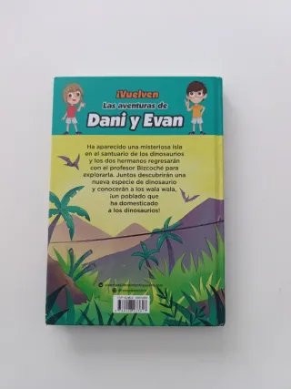 Libro Dani y Evan la isla de los pterosaurios