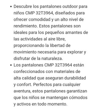 Pantalón montaña niño CMP softshell invierno