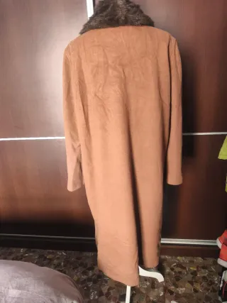 Abrigo Lana y Cachemira Camel