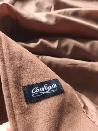 Abrigo Lana y Cachemira Camel