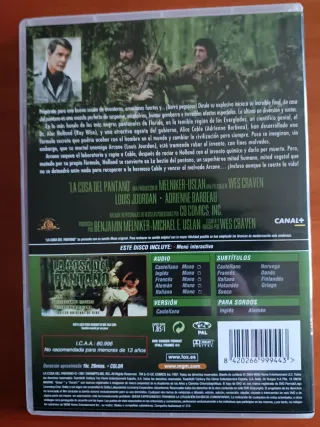La Cosa del Pantano DVD Español