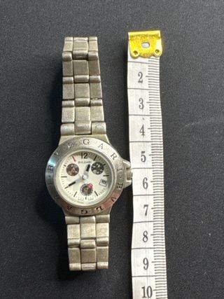 Reloj estilo Bulgari – Cronógrafo – Acero inoxidab