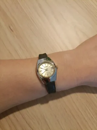 Reloj Duward Mujer Negro/Plata 17 Rubis