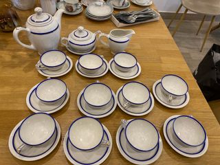 Juego de café 11 servicios + tetera