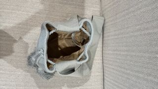 Bolso de crochet con flecos