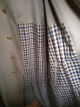 Trench vintage Acquascutum uomo beige