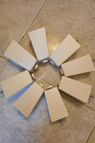 Patas IKEA STUBBARP blancas – pack de 8