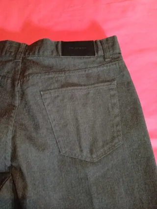 Pantalones Zara Talla 48 Gris