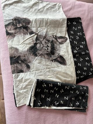 Funda nórdica perro diseño divertido