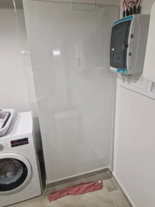 Vidrio templado mampara 190x89