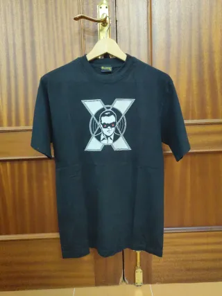 Camiseta Rayos X Manga Corta Negra