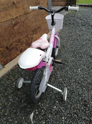 Bicicleta niña 14 con ruedines