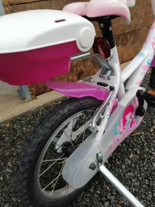 Bicicleta niña 14 con ruedines