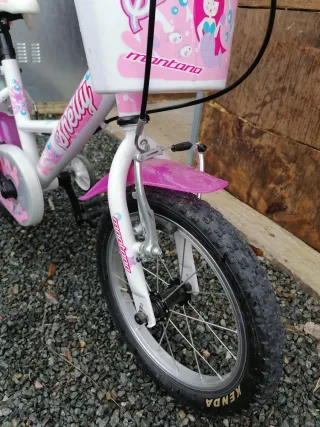 Bicicleta niña 14 con ruedines