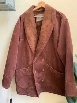 Cappotto Vintage Sherling Marrone