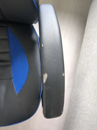 Silla Gaming Negra y Azul