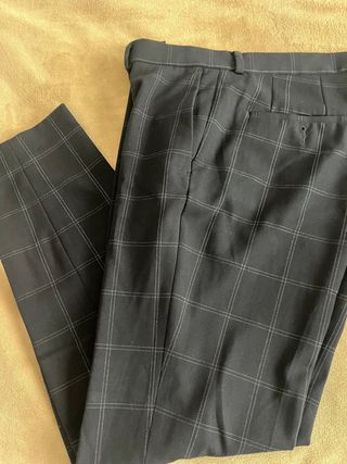 Pantalón vestir H&M cuadros hombre