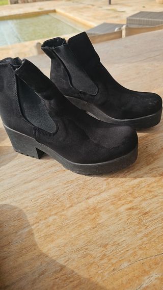 Botines negros estilo blogger