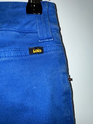 Pantalón Lois campana azul
