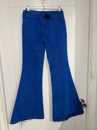 Pantalón Lois campana azul