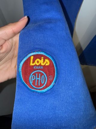 Pantalón Lois campana azul