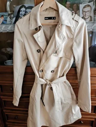 Gabardina Lefties Beige Talla S