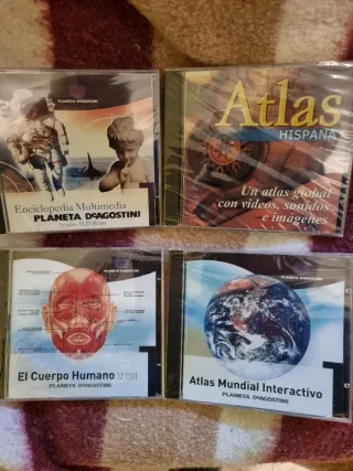 Lote 4 CD-ROM Educativos Planeta DeAgostini