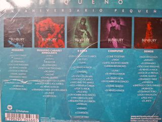 Bunbury 5CD + Libro XX Aniversario Pequeño