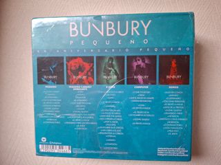 Bunbury 5CD + Libro XX Aniversario Pequeño
