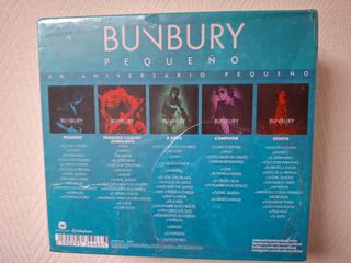 Bunbury 5CD + Libro XX Aniversario Pequeño