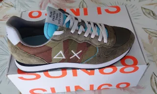 Sun68 Scarpe Uomo Verde Militare Tg.44