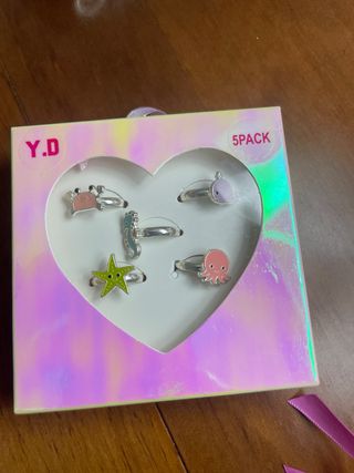 Y.D 5 Anillos Ajustables Niña